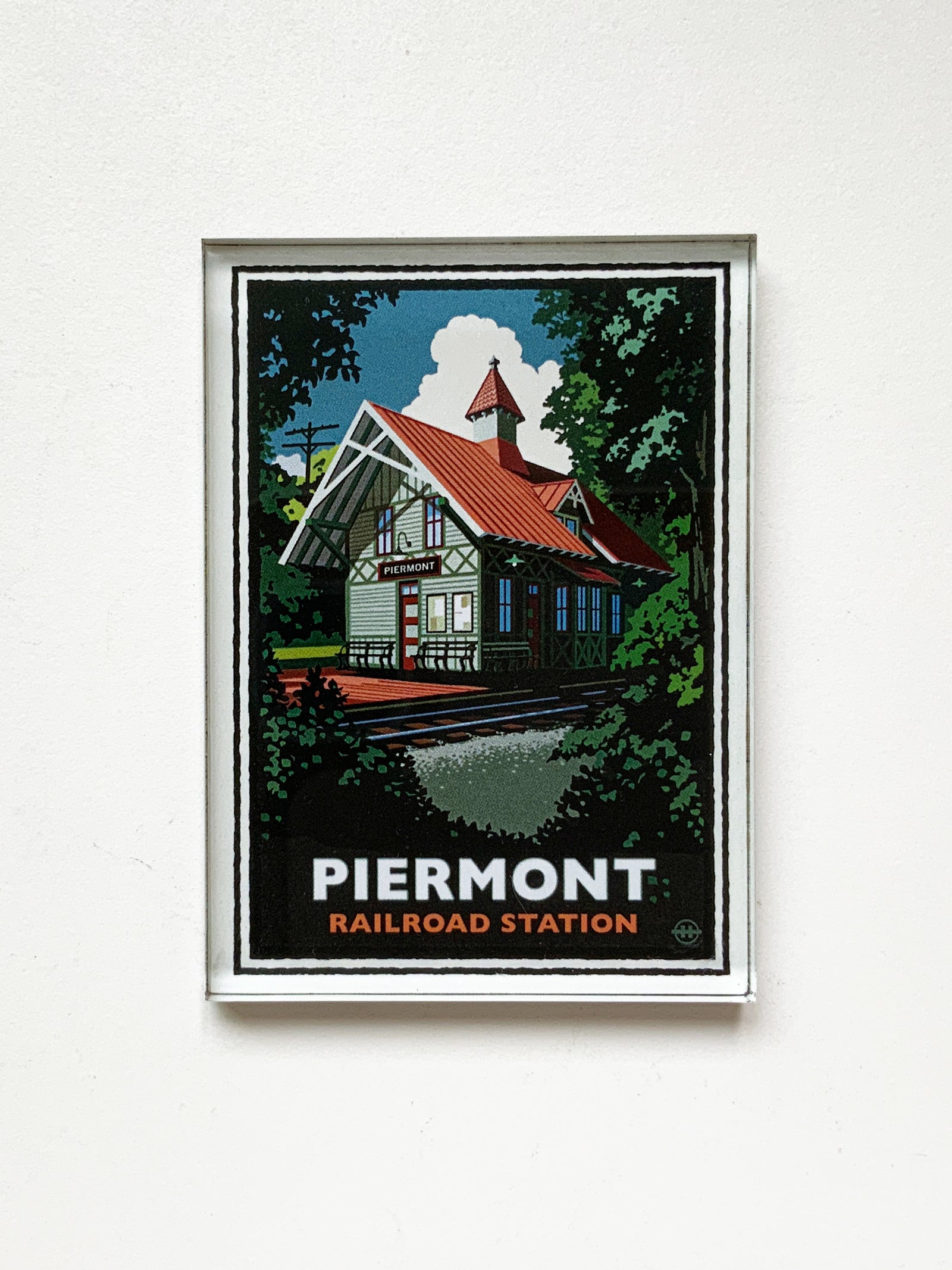 Landmark NY | Piermont Erie Railroad Magnet