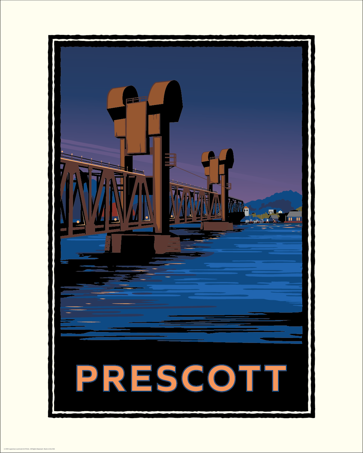 Landmark WI | Prescott Day Art Print