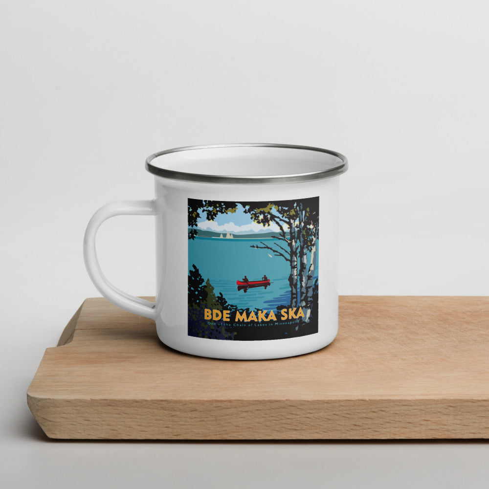 Landmark MN | Bde Maka Ska Enamel Camp Mug