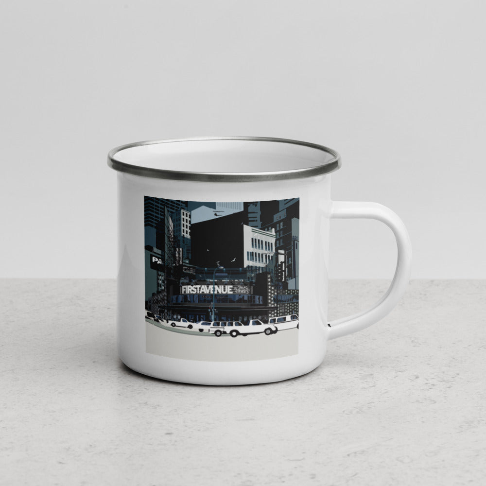 Landmark MN | First Avenue Minneapolis on White Enamel Mug