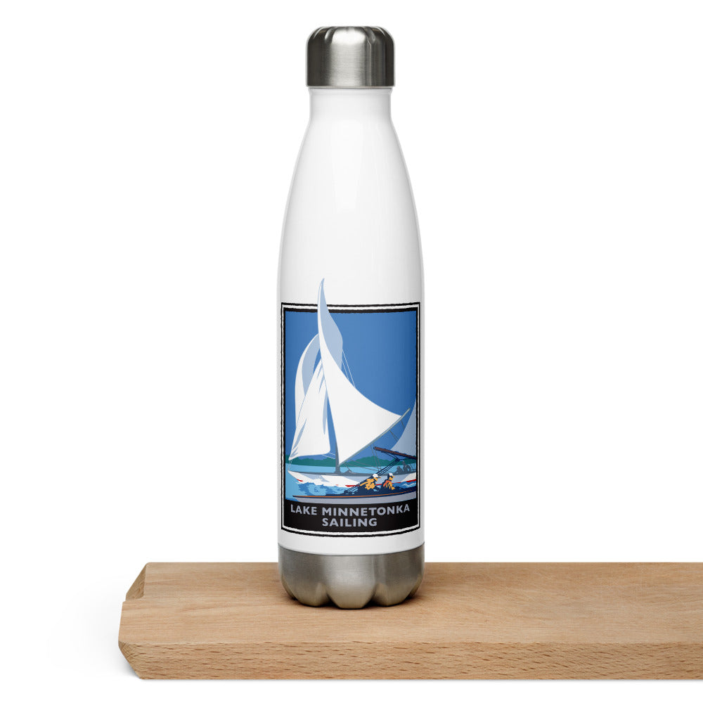 Landmark MN | Lake Minnetonka Sail Stainless Steel Water Bottle