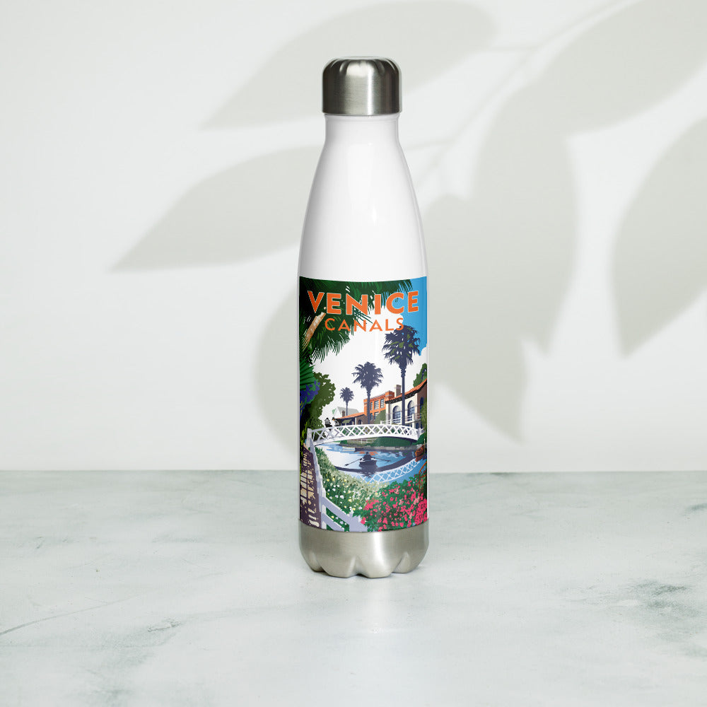 Landmark CA | Venice Canals Stainless Steel Water Bottle
