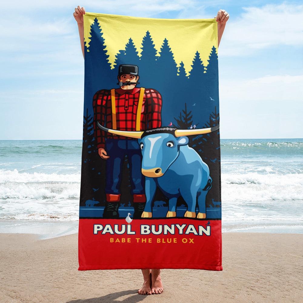 Landmark MN | Paul Bunyan Summer Beach Towel