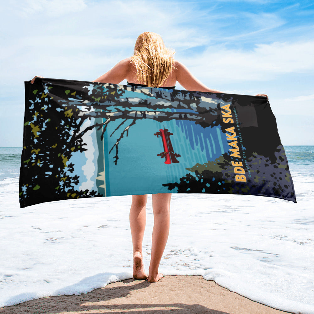 Landmark MN | Bde Maka Ska Beach Towel