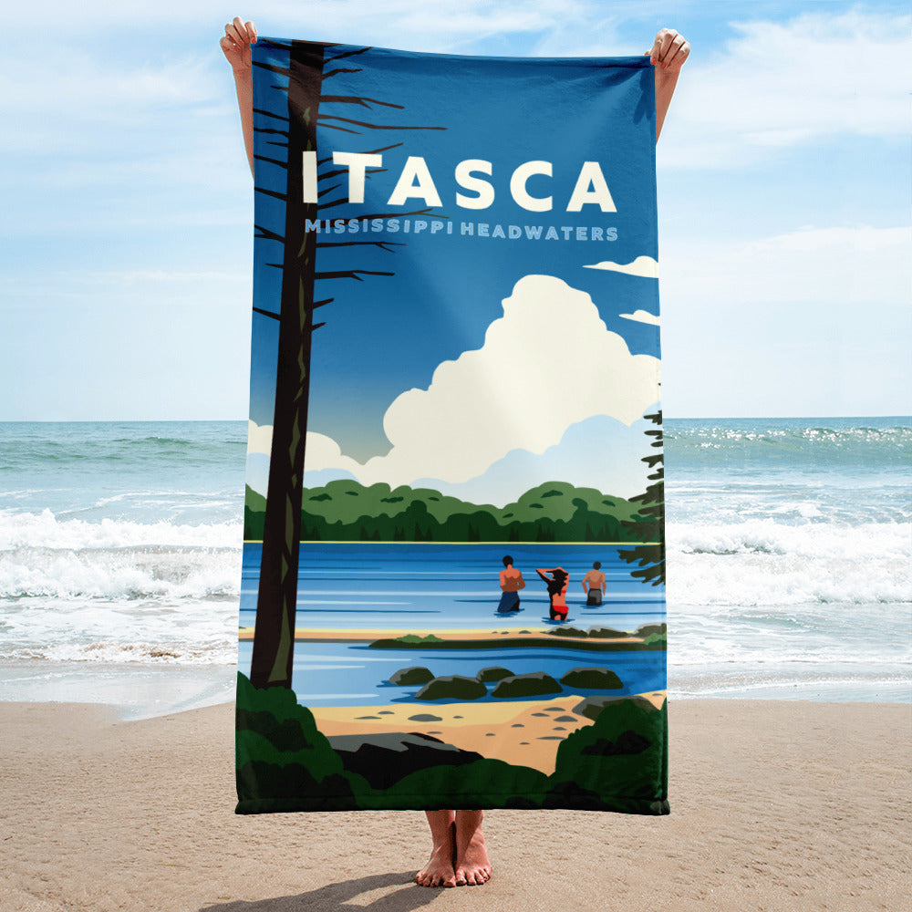 Landmark MN | Itasca State Park Beach Towel
