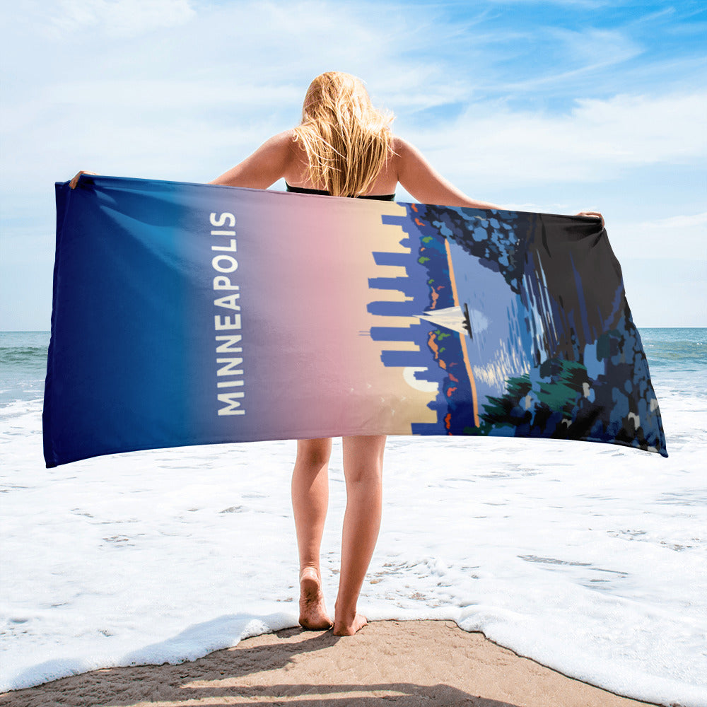 Landmark MN | Minneapolis Beach Towel