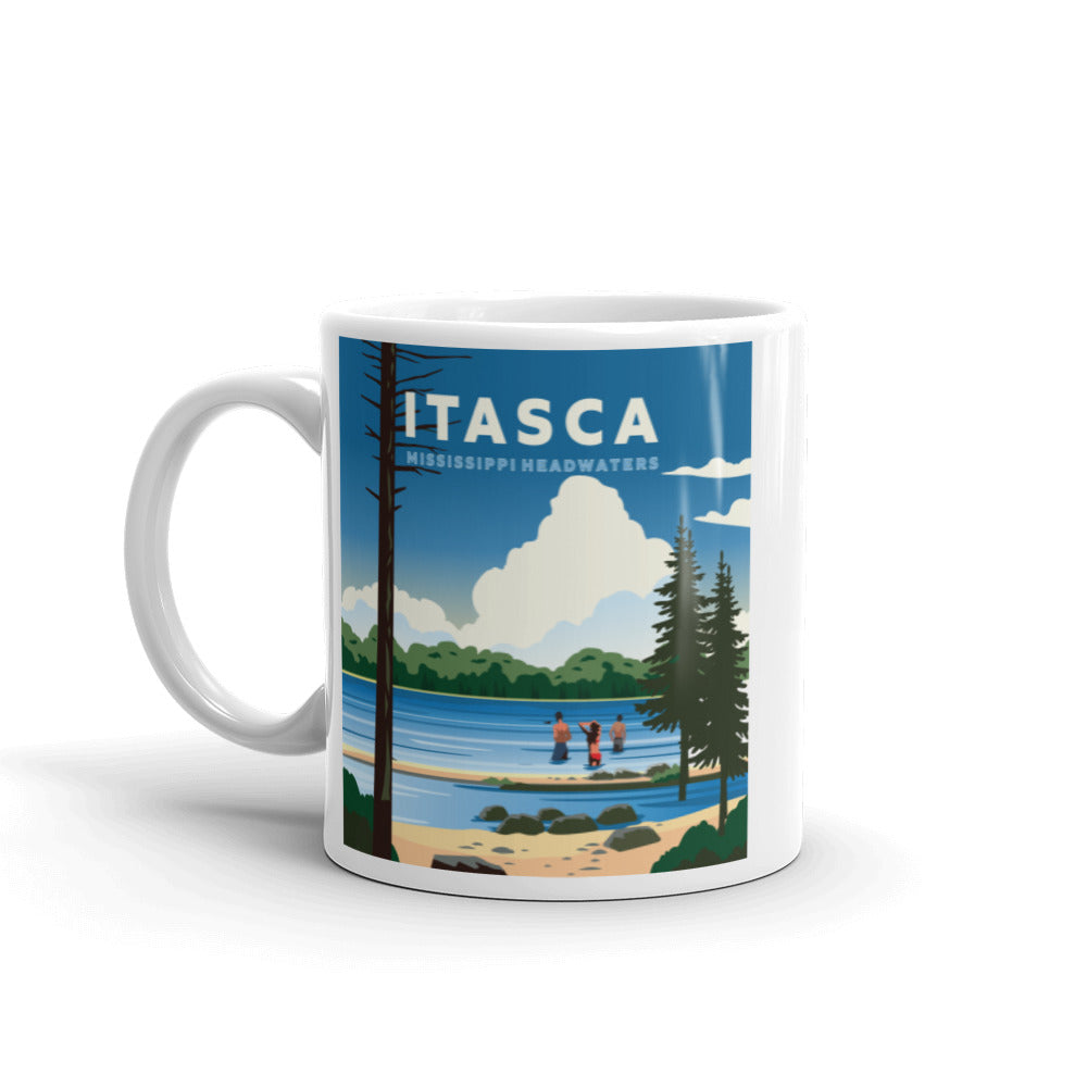 Landmark MN | Itasca State Park White Ceramic Mug