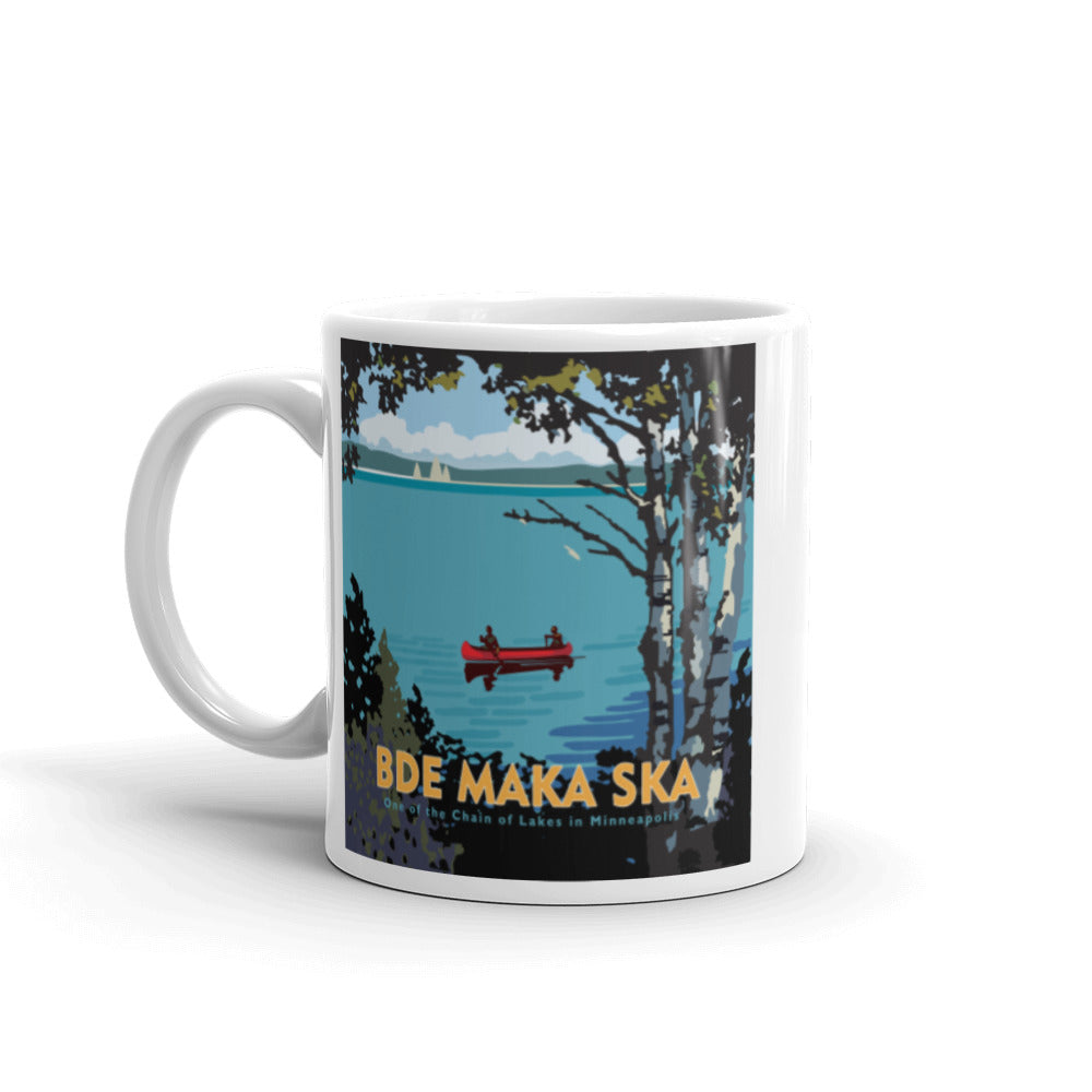 Landmark MN | Bde Maka Ska Minneapolis White Ceramic Mug