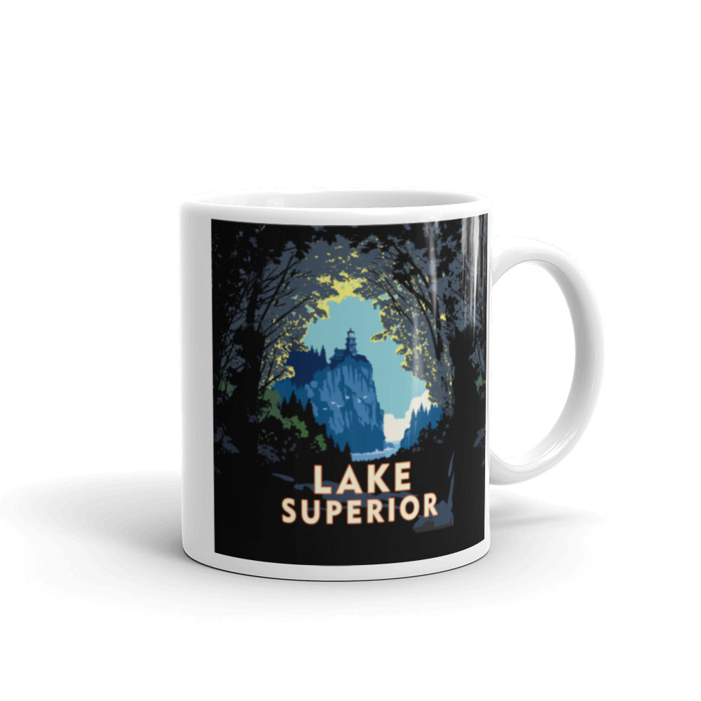 Landmark MN | Lake Superior Woods White Ceramic Mug