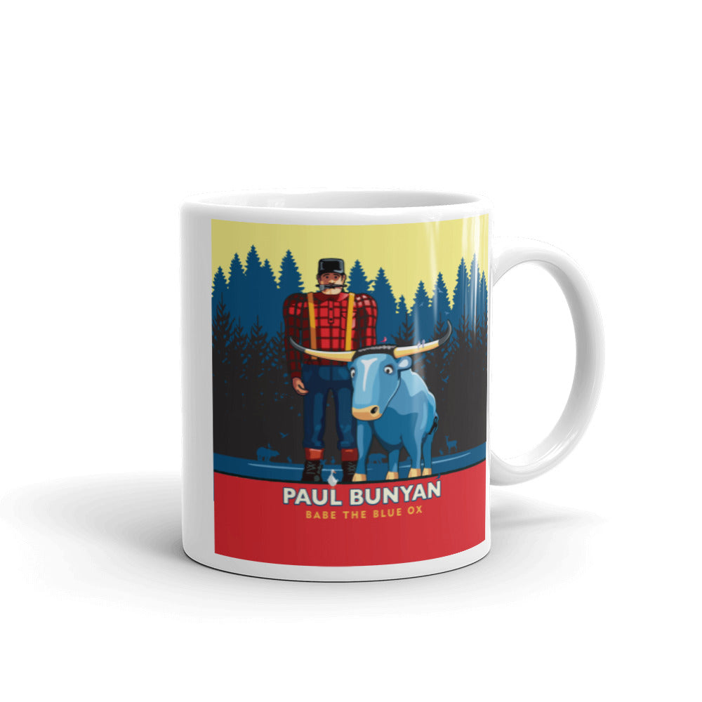 Landmark MN | Paul Bunyan Summer Ceramic Mug