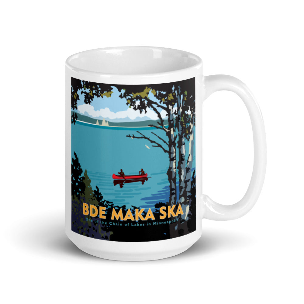 Landmark MN | Bde Maka Ska Minneapolis White Ceramic Mug
