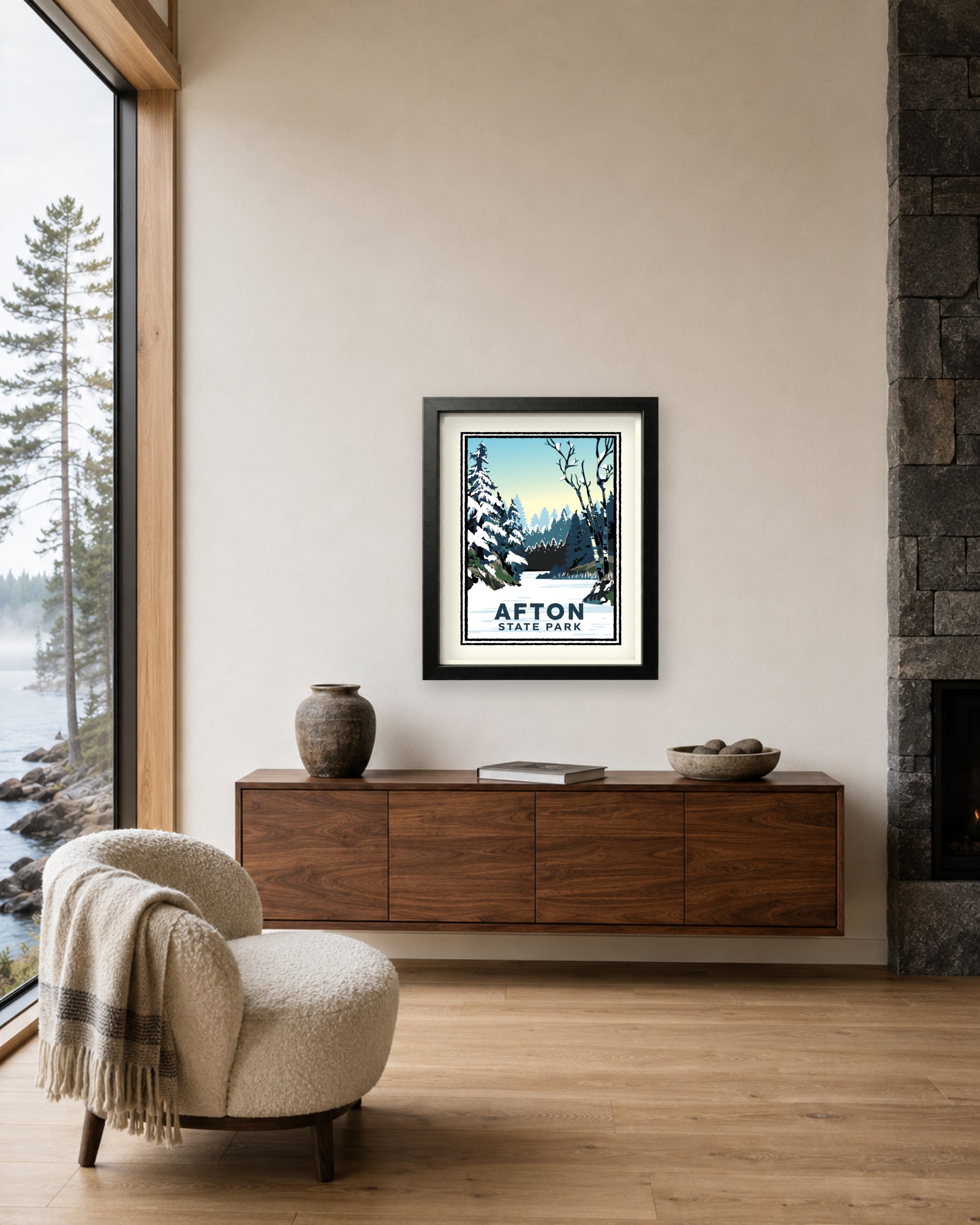Afton State Park (Winter) — Minnesota Art Print