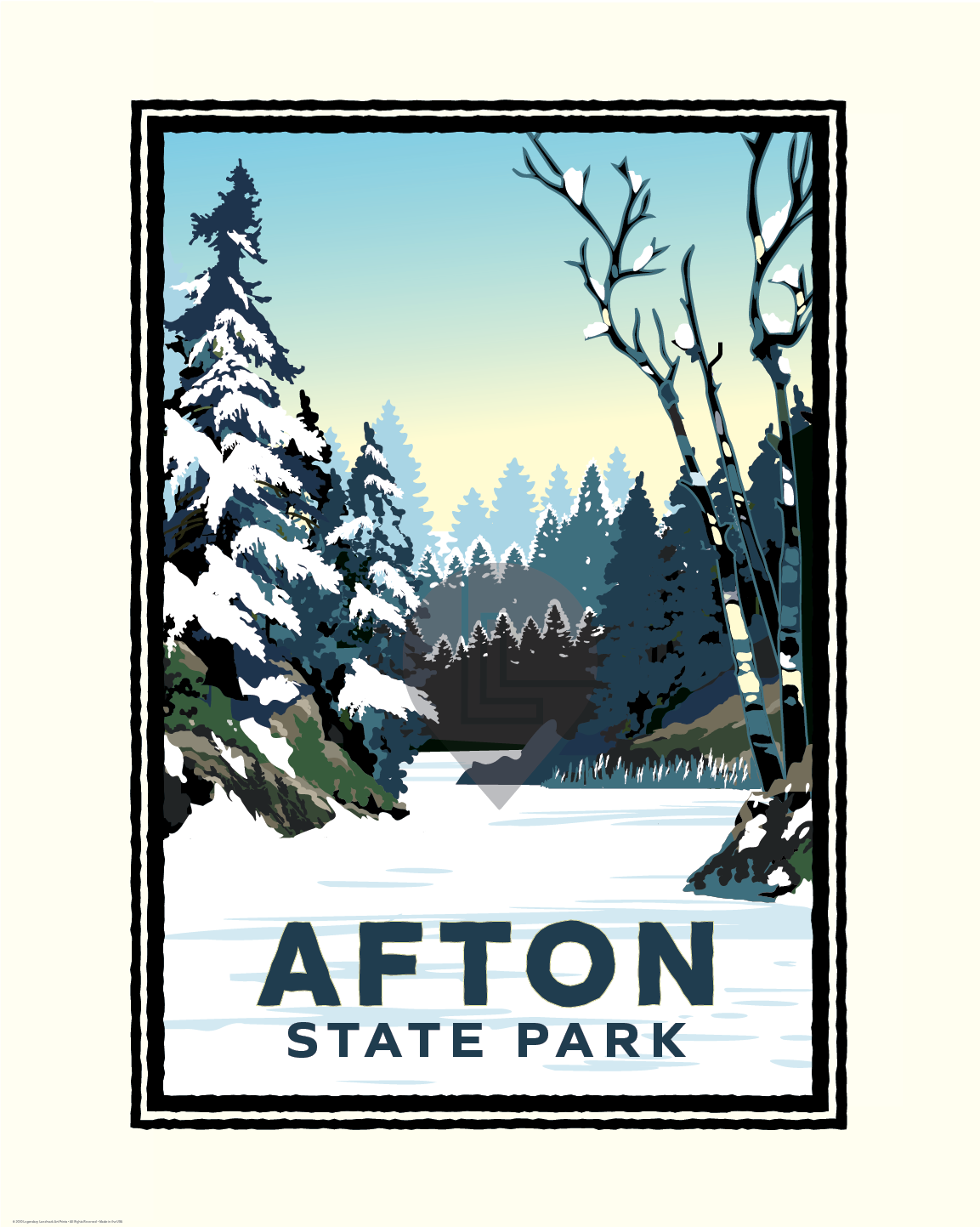 Landmark MN | Afton State Park Winter Art Print