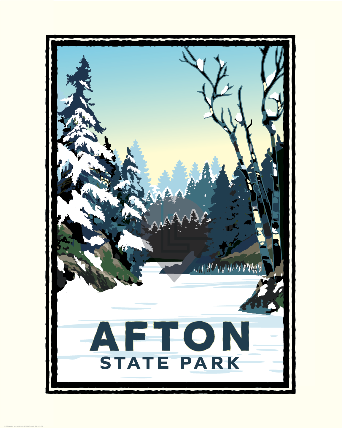 Afton State Park (Winter) — Minnesota Art Print