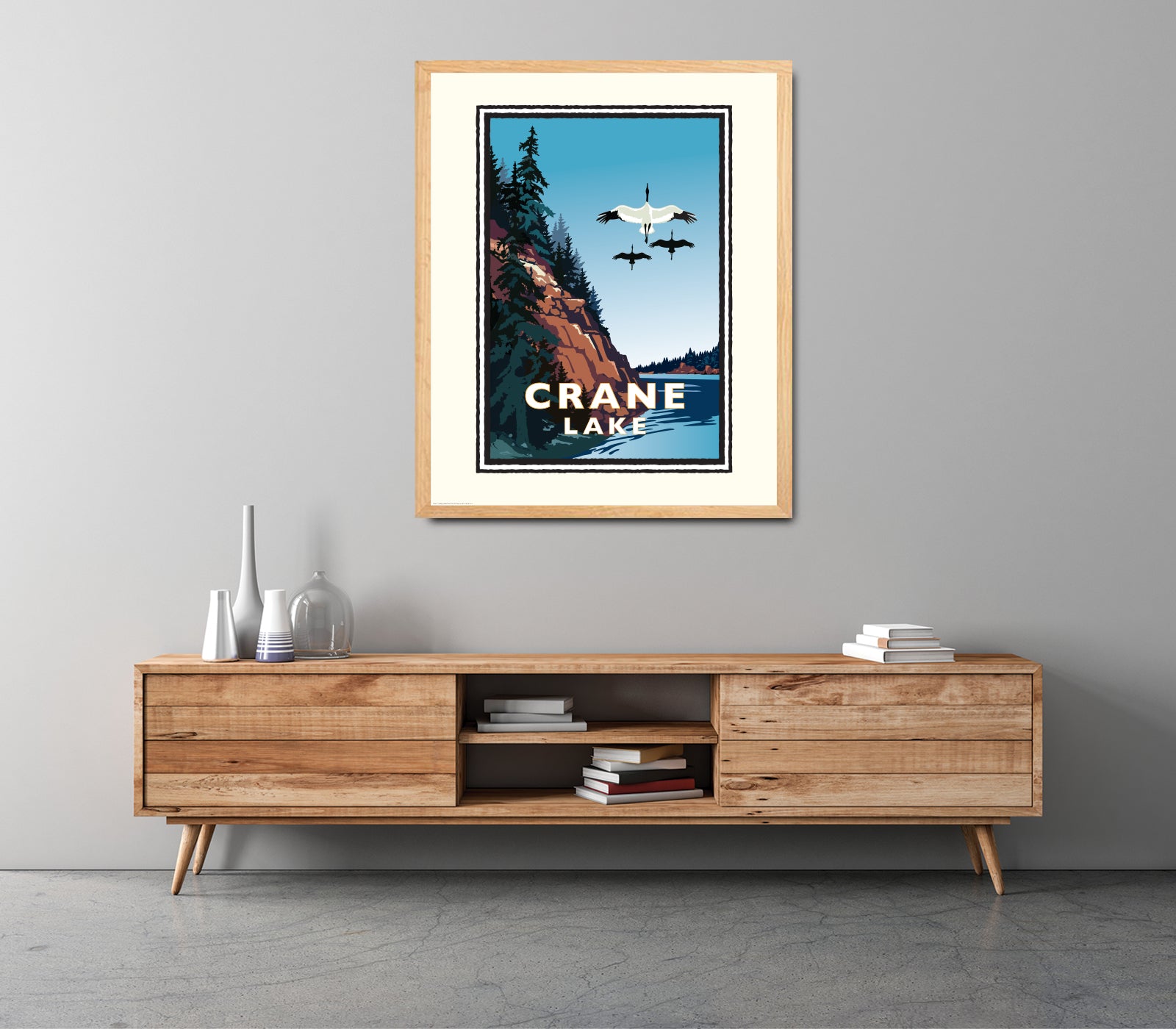 Landmark MN | Crane Lake Voyageurs Natl Park Art Print