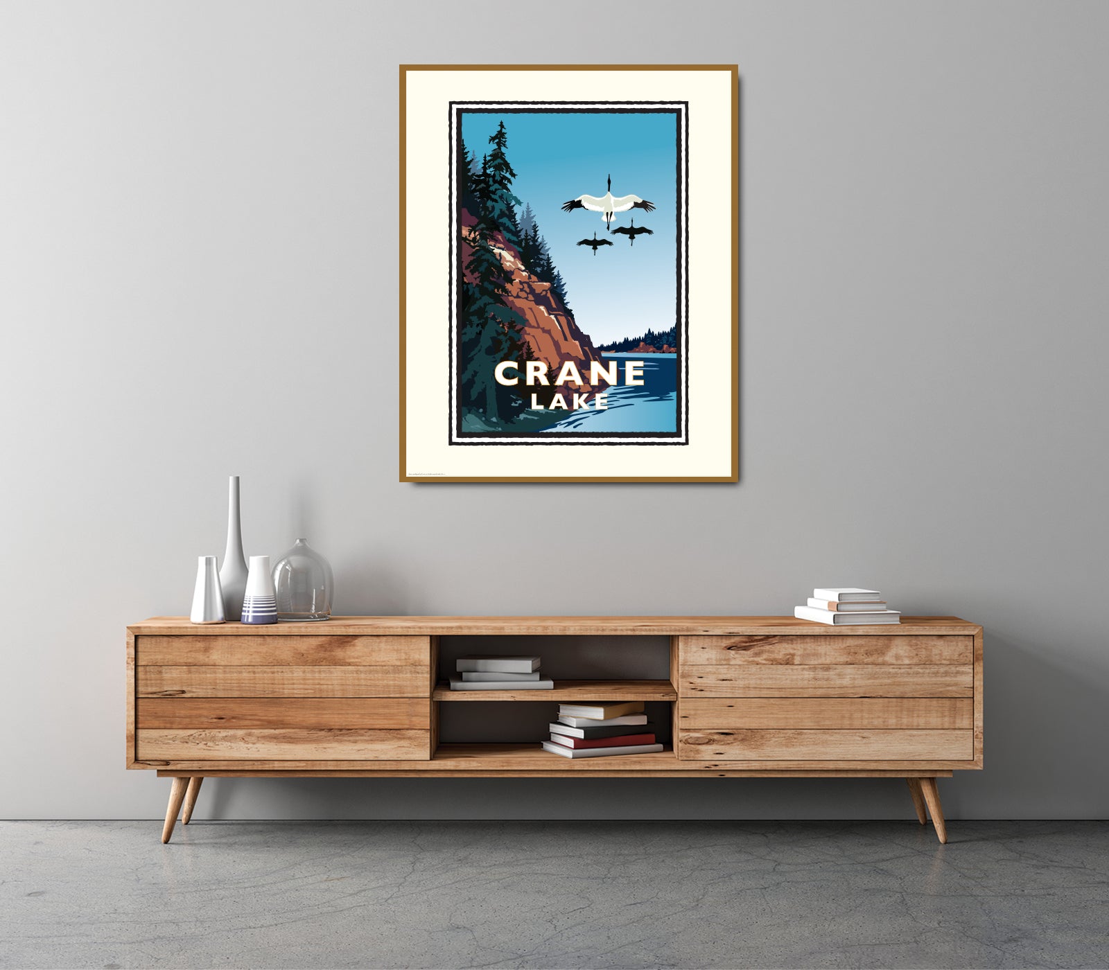 Landmark MN | Crane Lake Voyageurs Natl Park Art Print