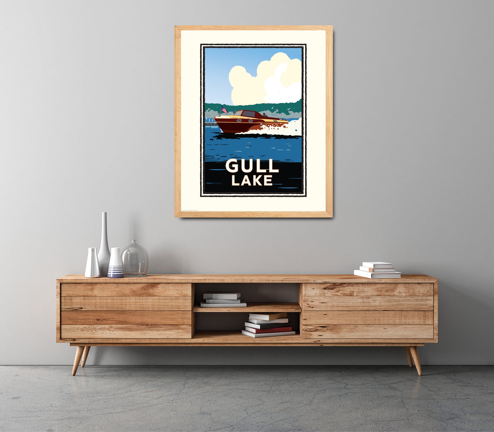 Landmark MN | Gull Lake Art Print