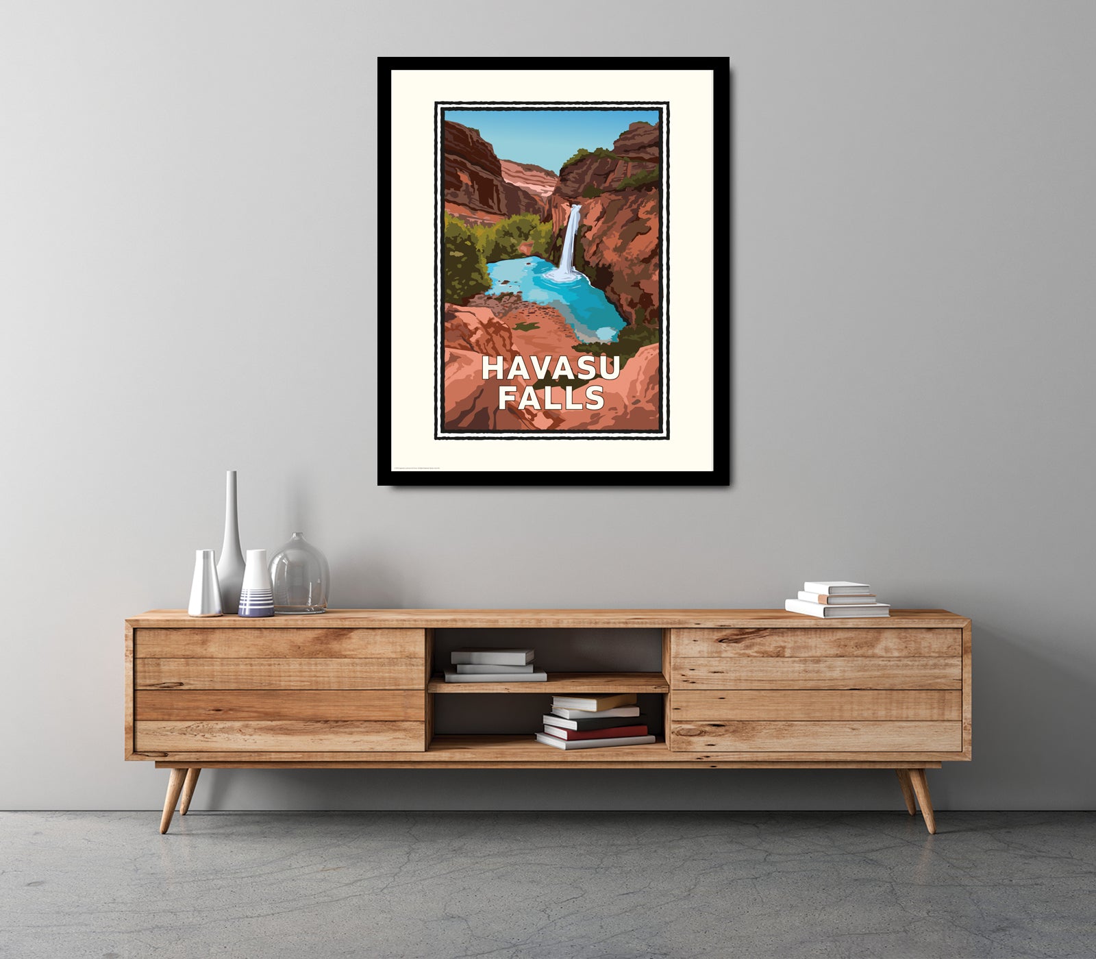 Landmark AZ | Havasu Falls Art Print