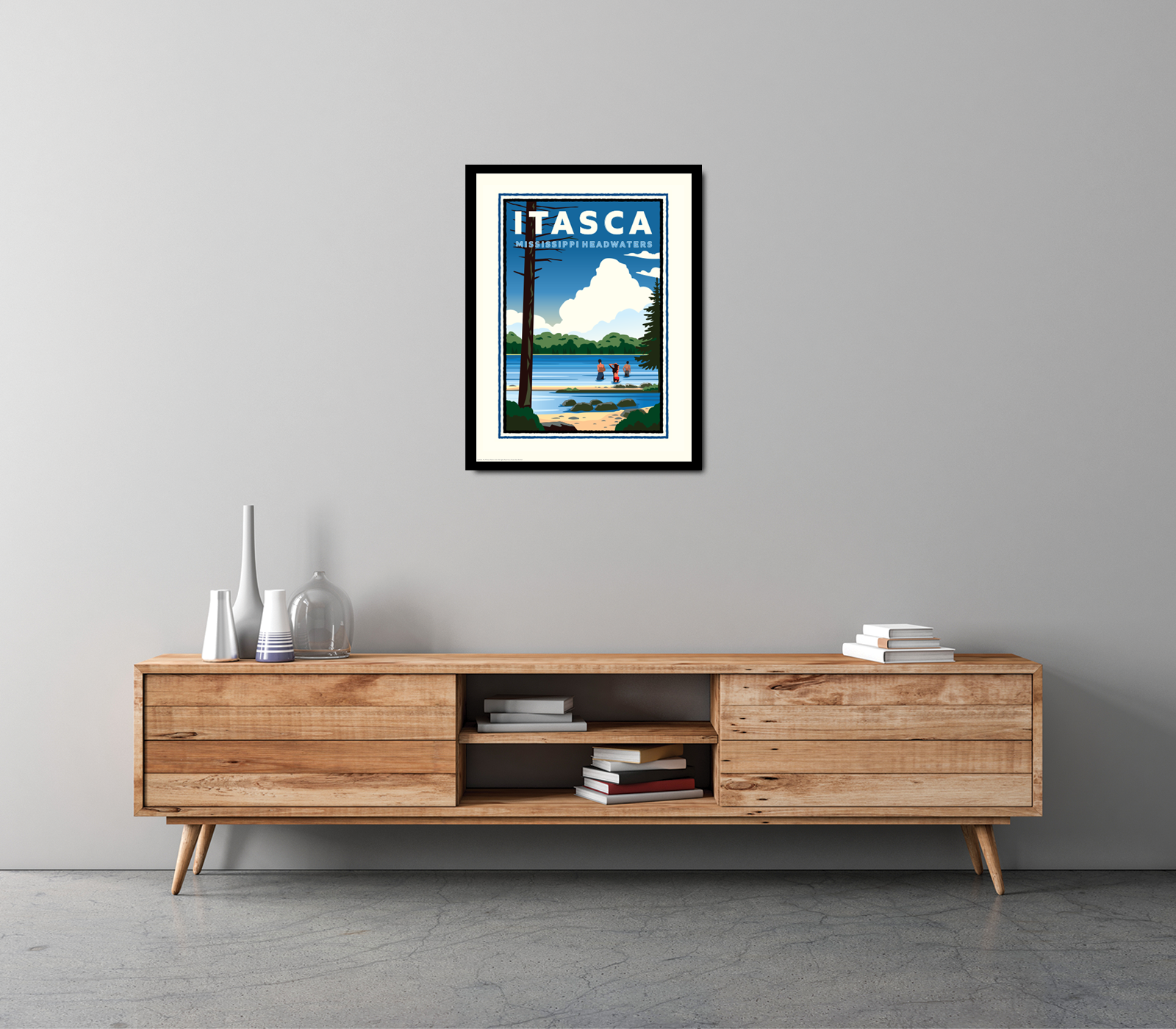 Landmark MN | Itasca State Park Art Print