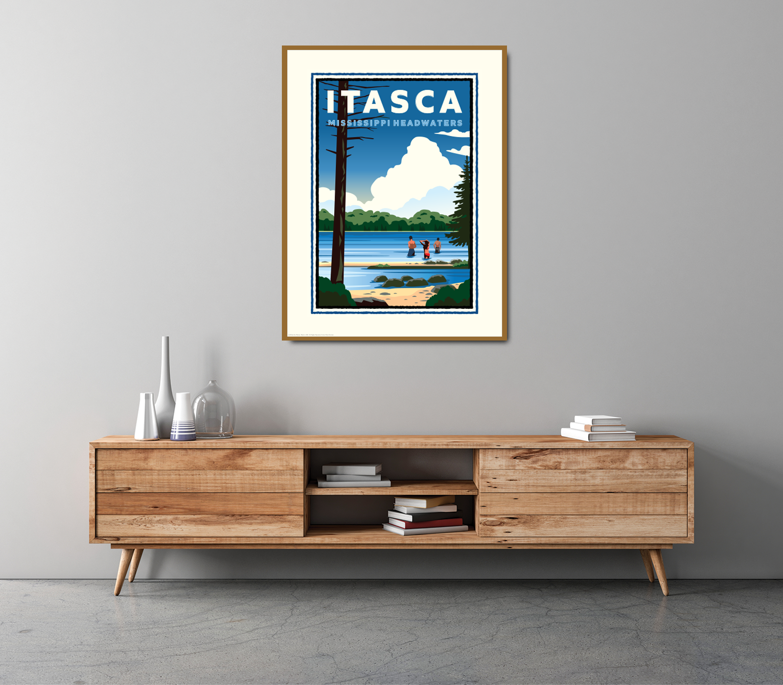 Landmark MN | Itasca State Park Art Print