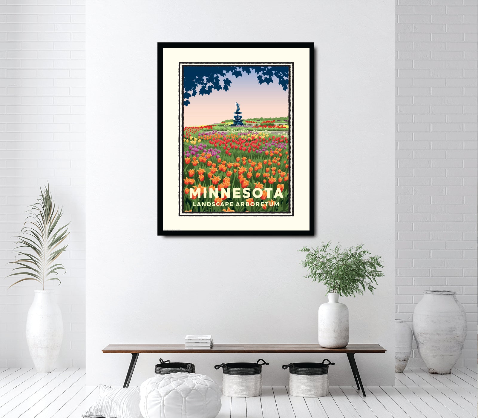 Landmark MN | Minnesota Landscape Arboretum Art Print