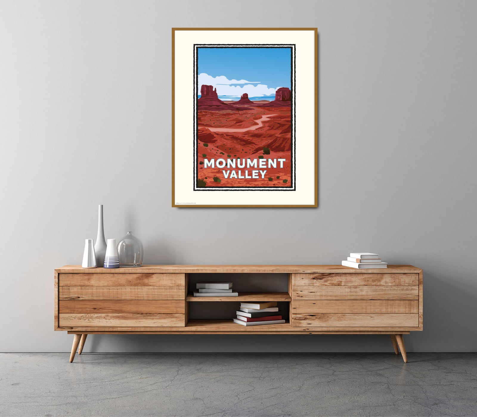 Landmark AZ | Monument Valley Art Print