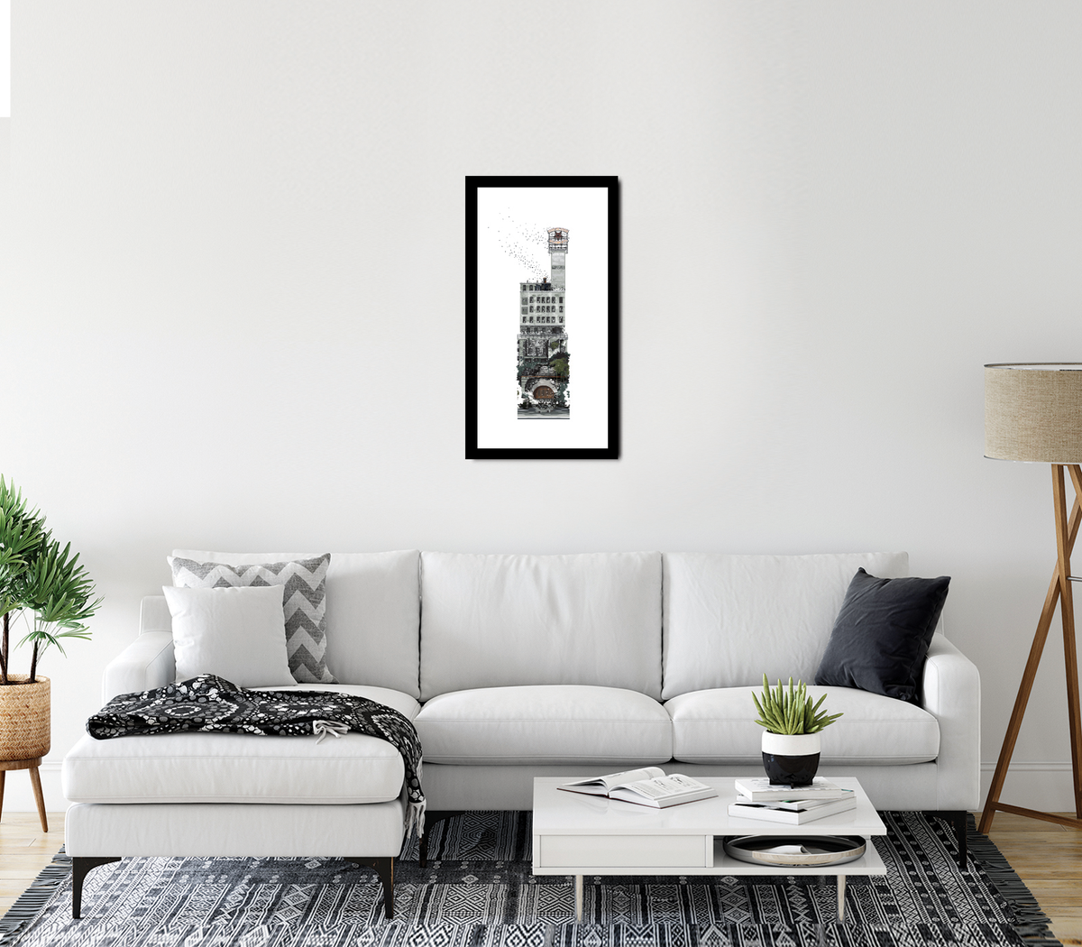 Landmark MN Birdhouse | North Star Blanket Building Minneapolis Limited Edition Art Print