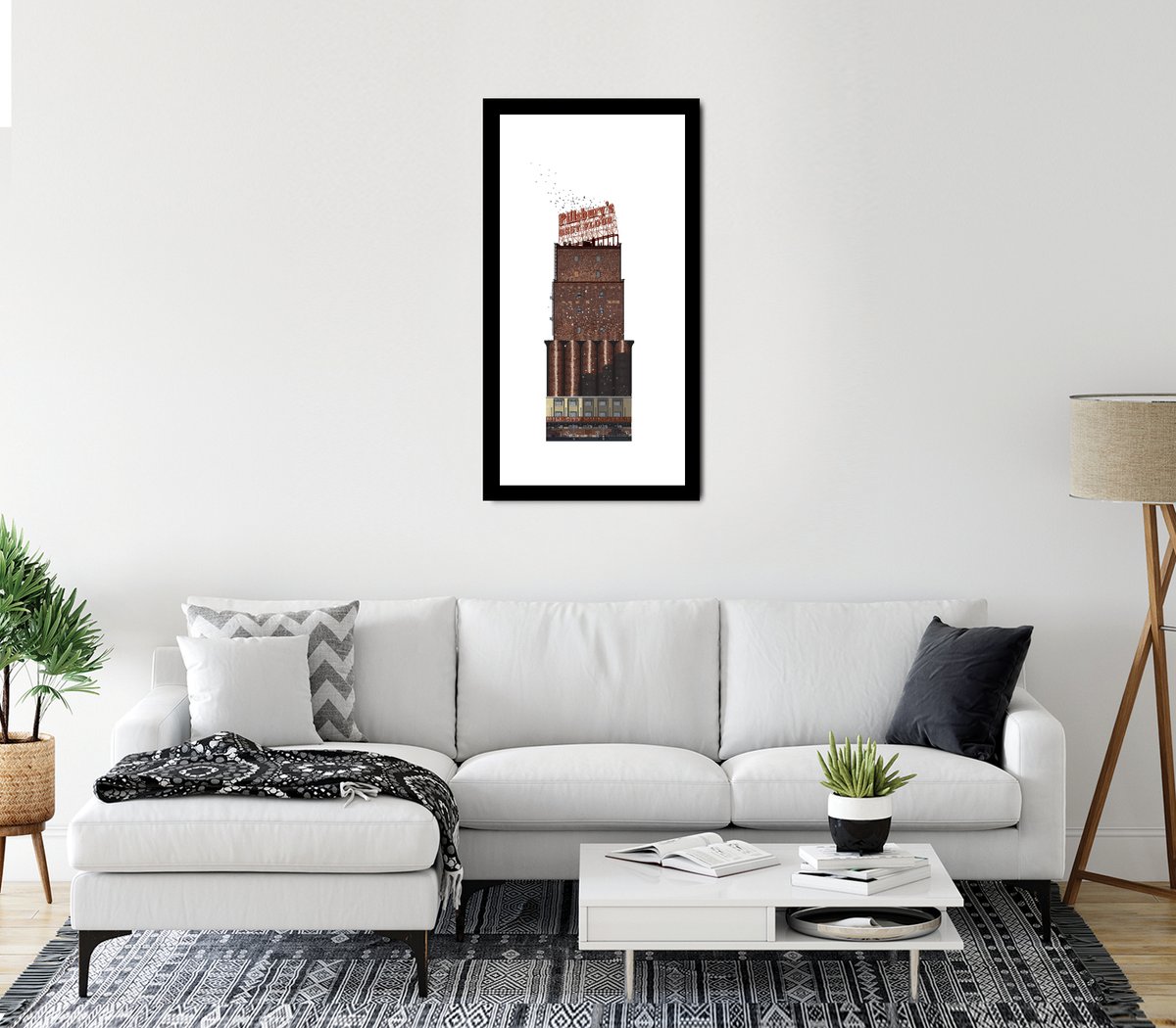 Birdhouse | Pillsburys Best Building Minneapolis Art Print