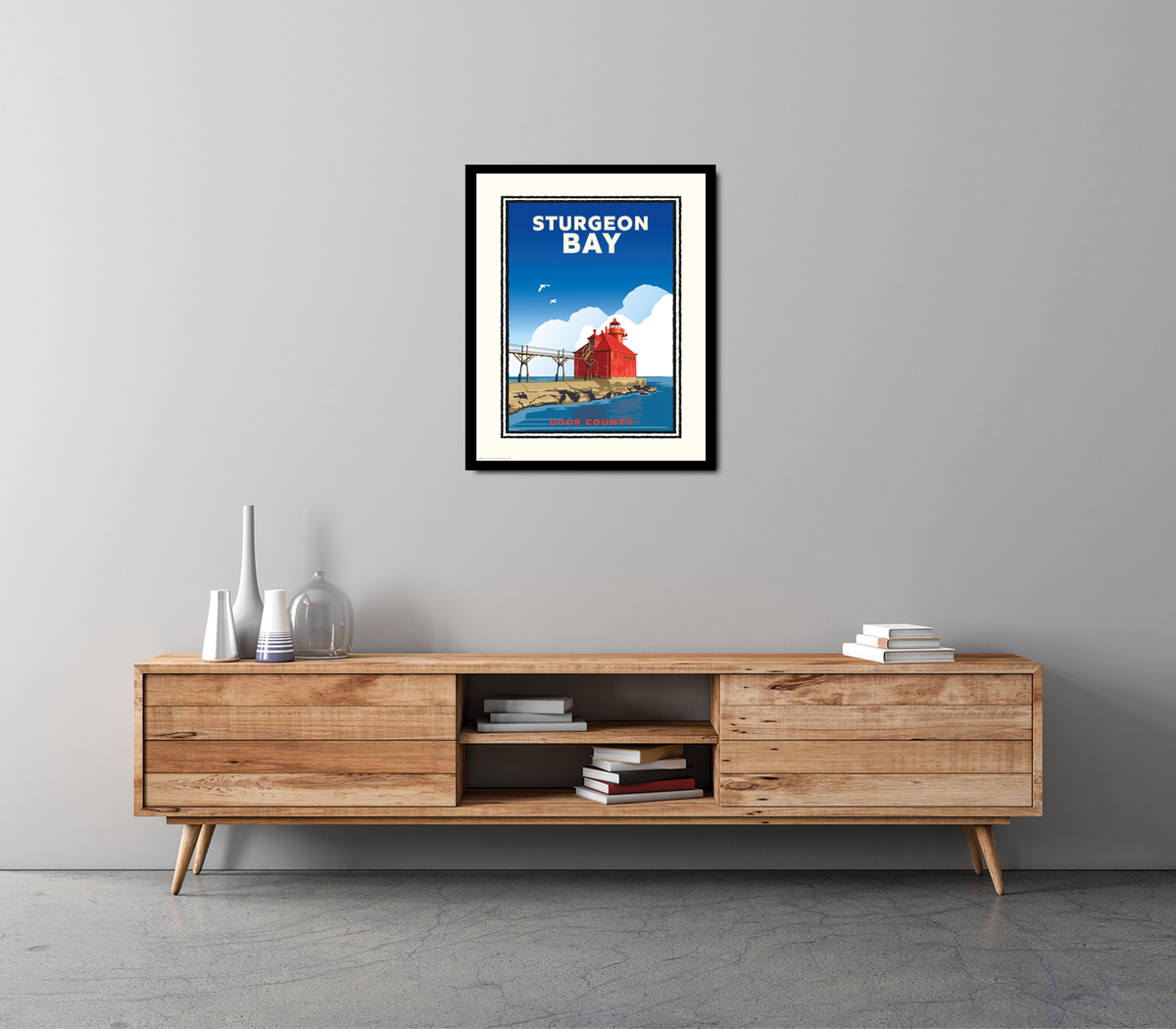 Landmark WI |  Sturgeon Bay Door County Art Print