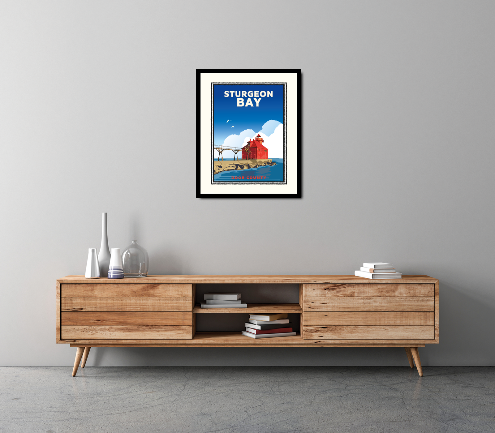 Landmark WI |  Sturgeon Bay Door County Art Print