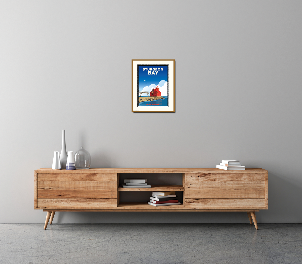 Landmark WI |  Sturgeon Bay Door County Art Print