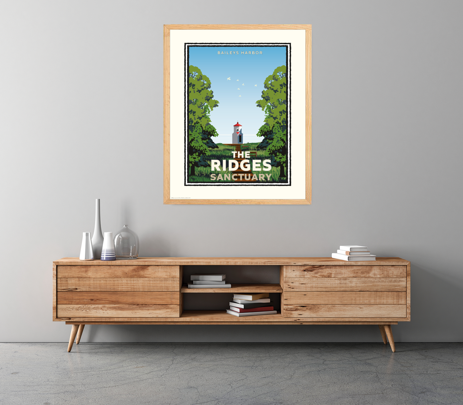 Landmark WI | The Ridges Sanctuary Door County Art Print