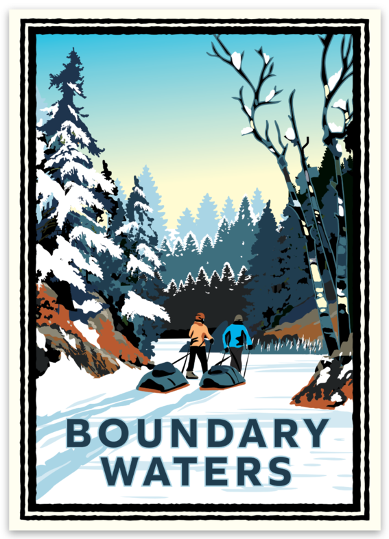 Boundary Waters Sticker