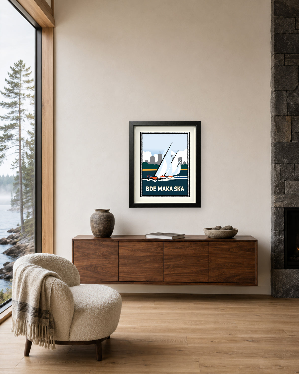 Bde Maka Ska Regatta Minneapolis — Minnesota Art Print