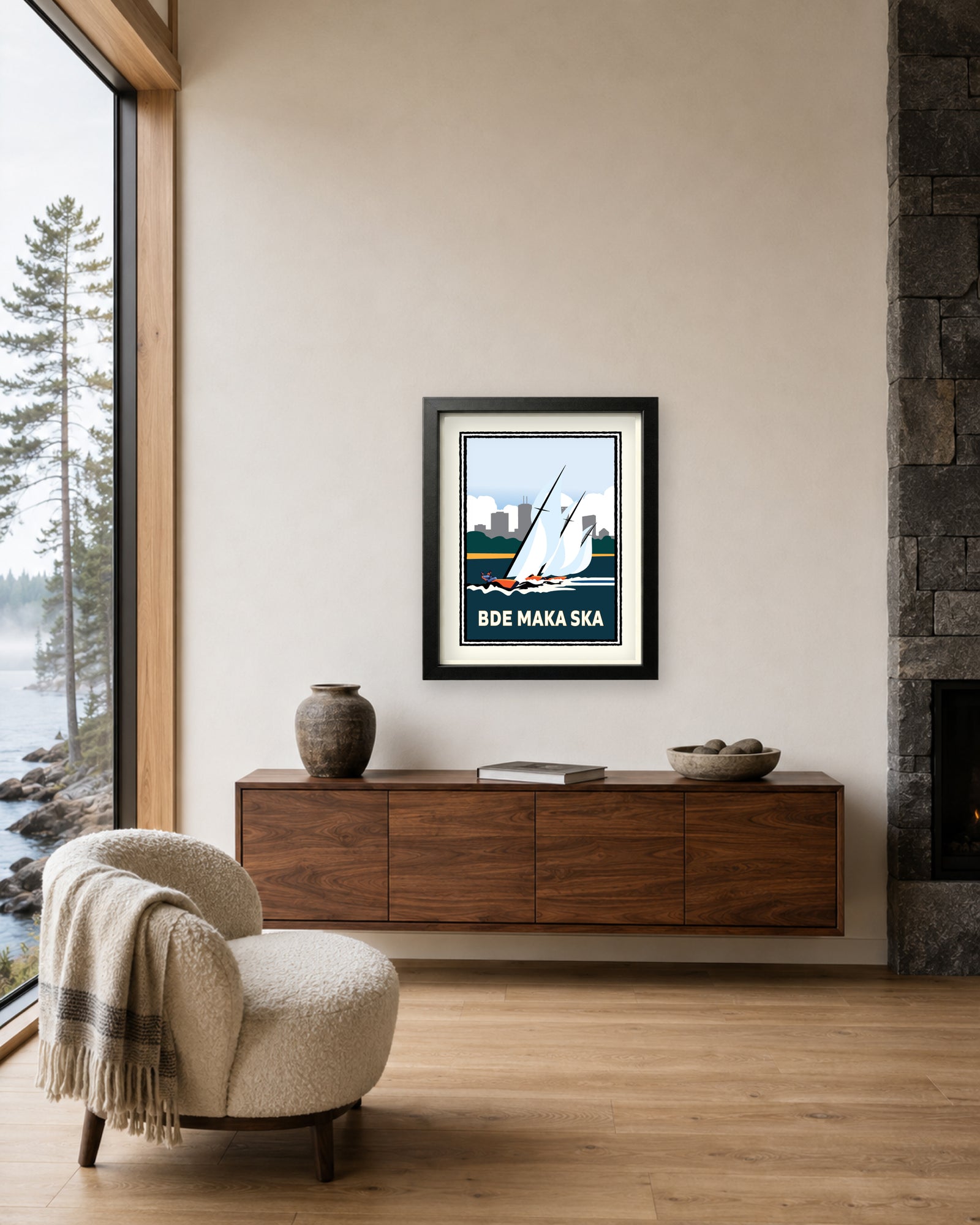 Bde Maka Ska Regatta Minneapolis — Minnesota Art Print