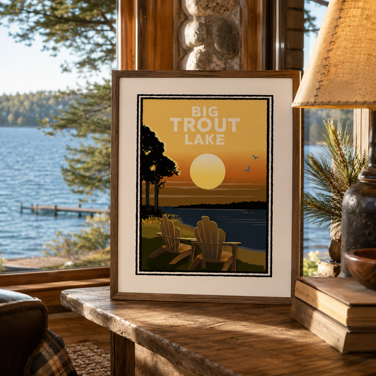 Big Trout Lake — Minnesota Art Print