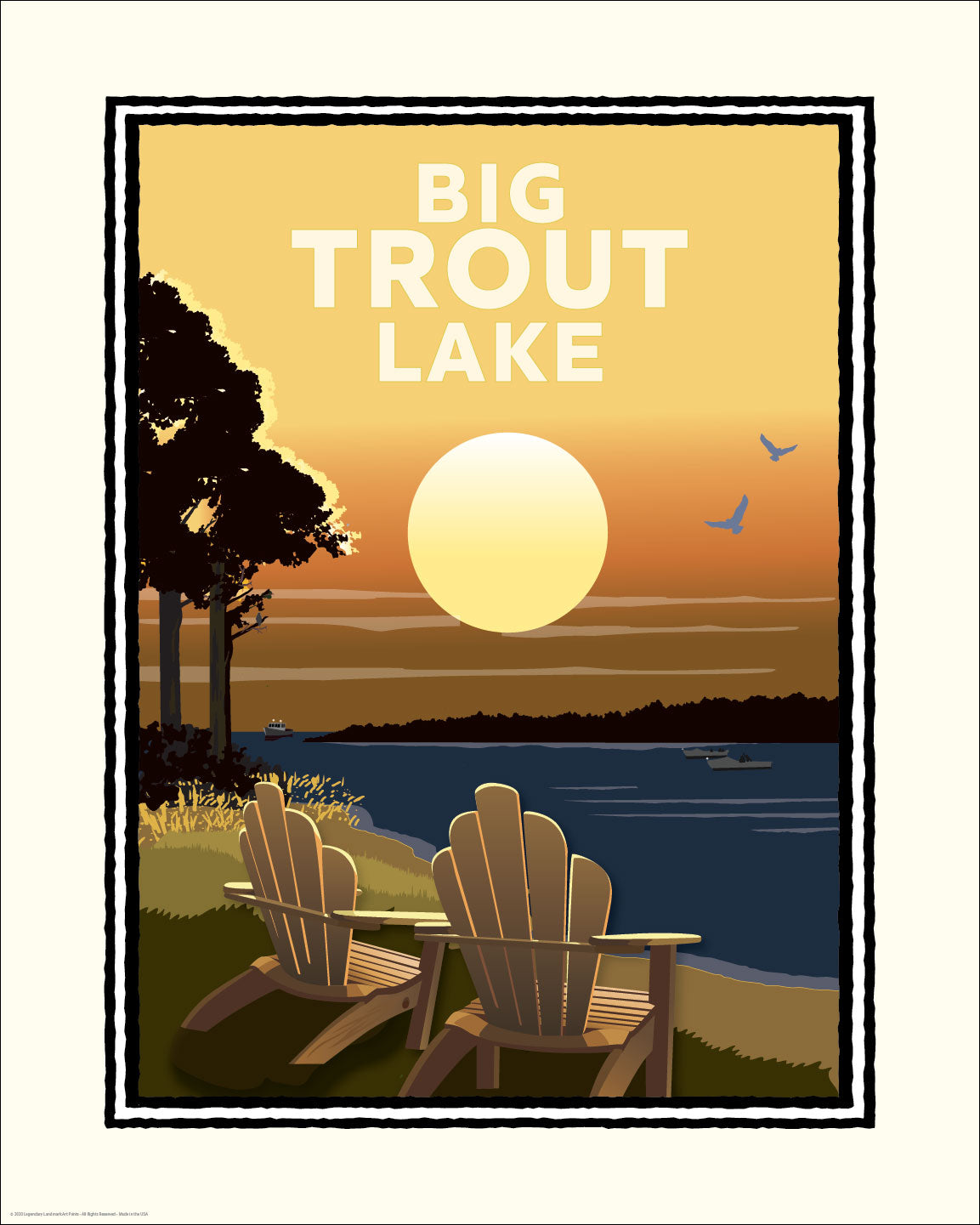 Big Trout Lake — Minnesota Art Print