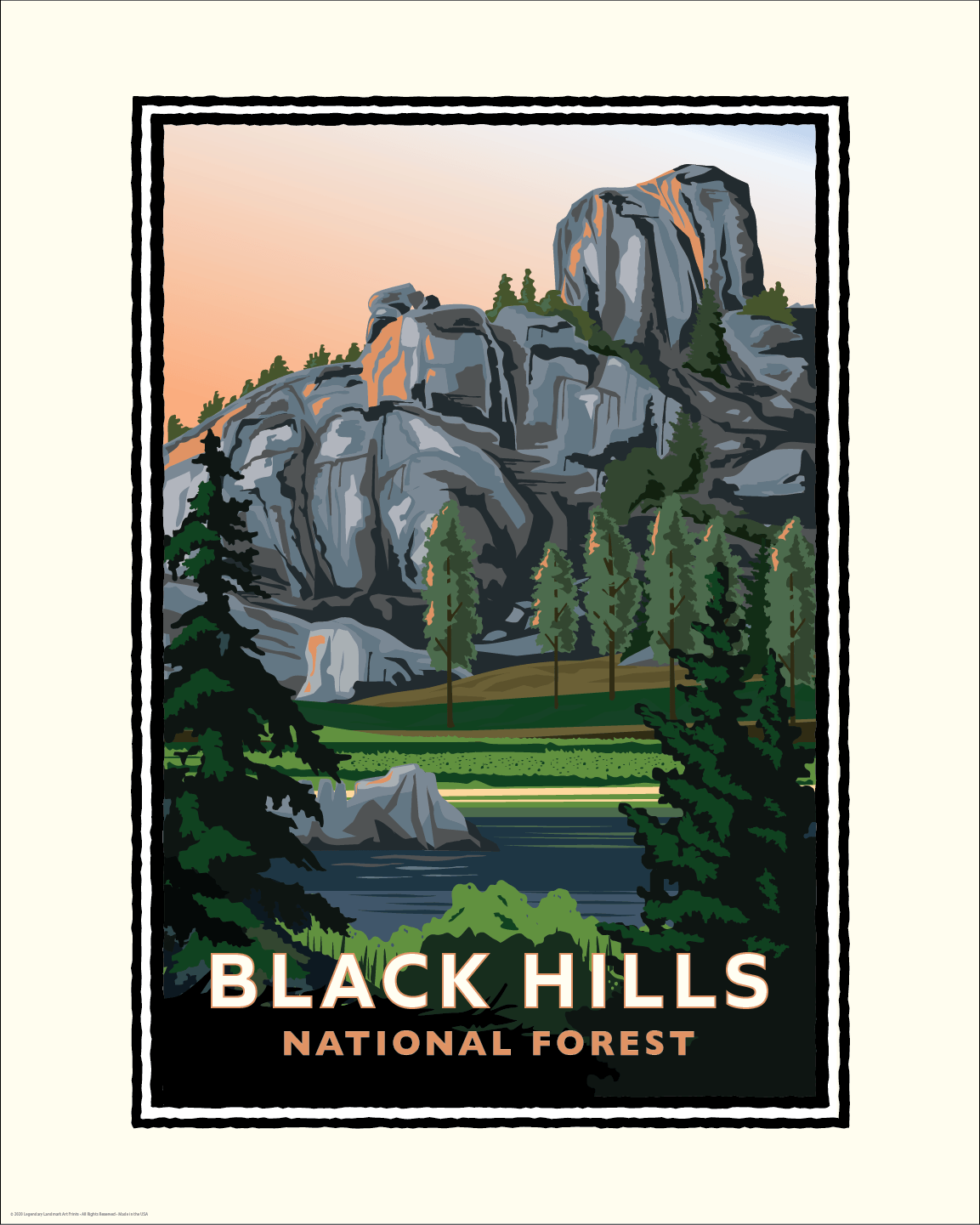 Black Hills National Forest — South Dakota Art Print