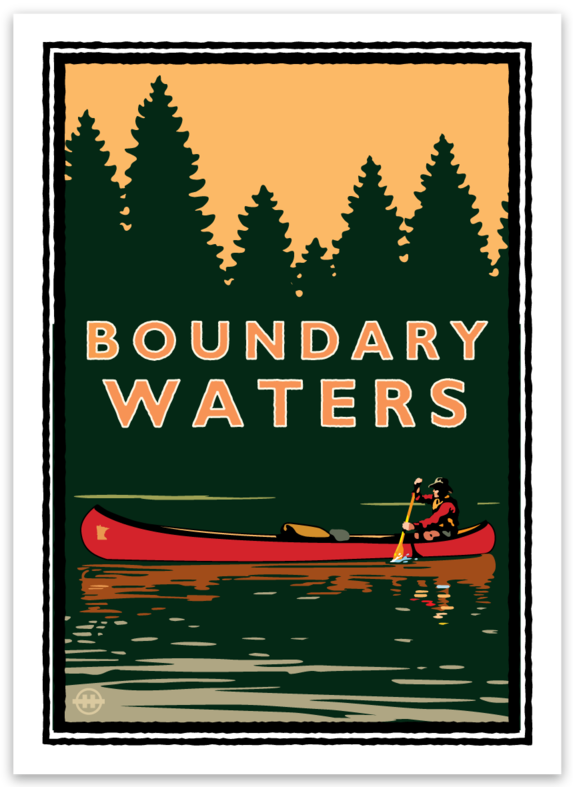 Boundary Waters Sticker