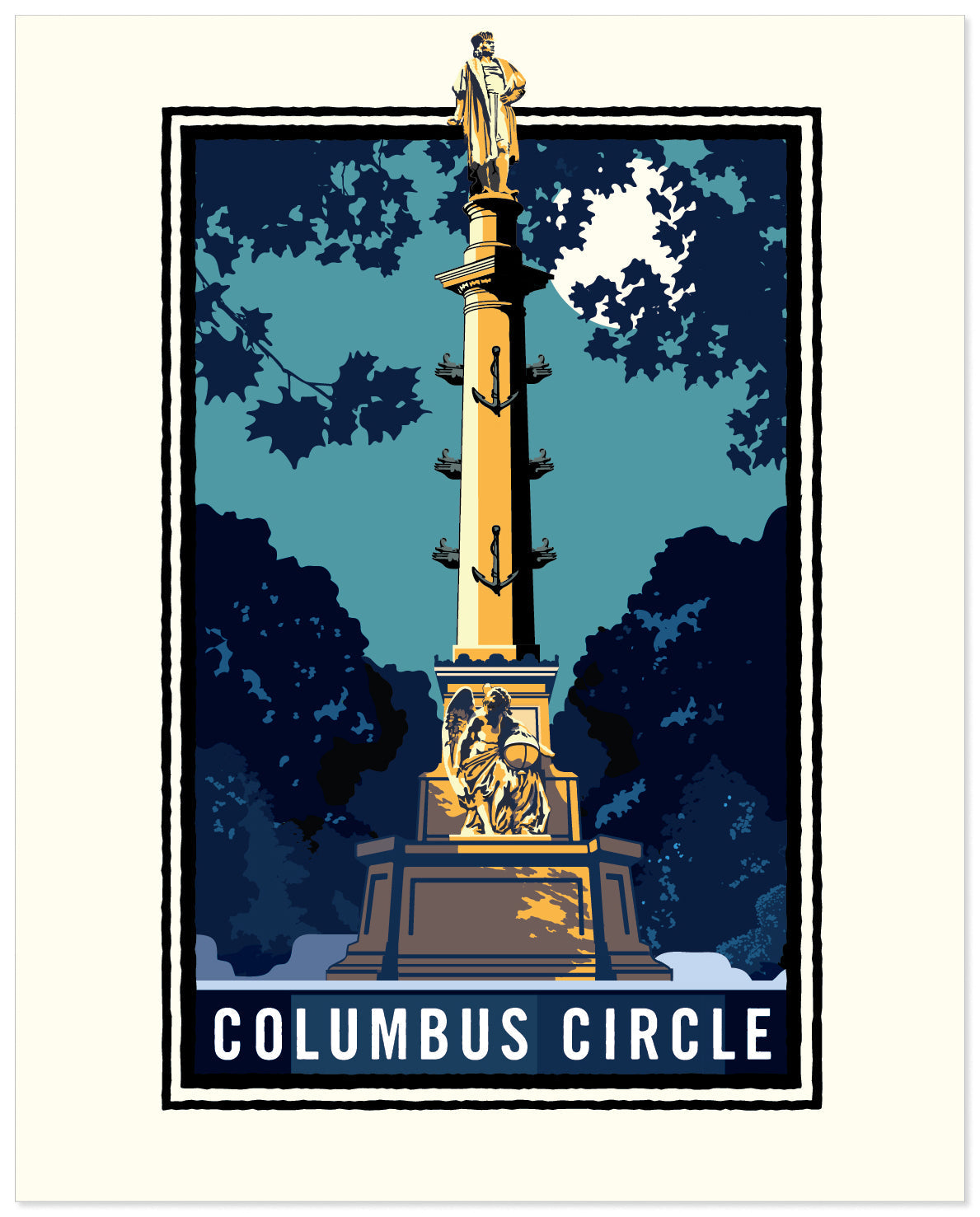 Columbus Circle — New York City Art Print