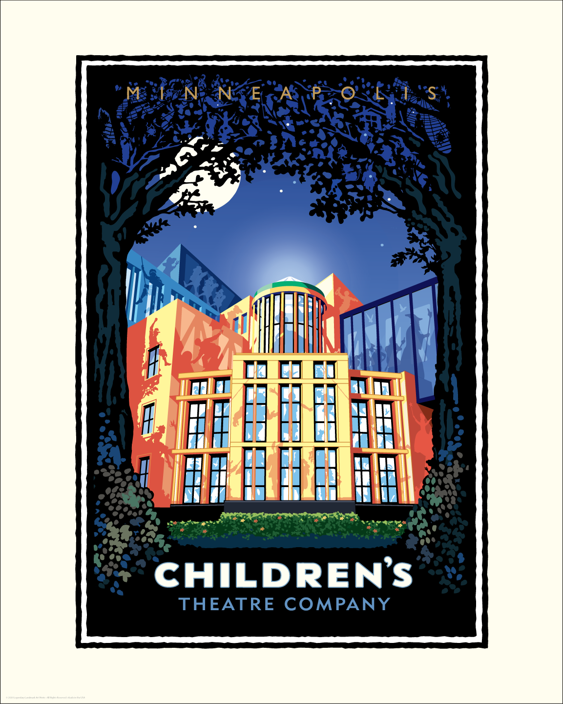 Landmark MN | Children&#39;s Theater Company Minneapolis Art Print