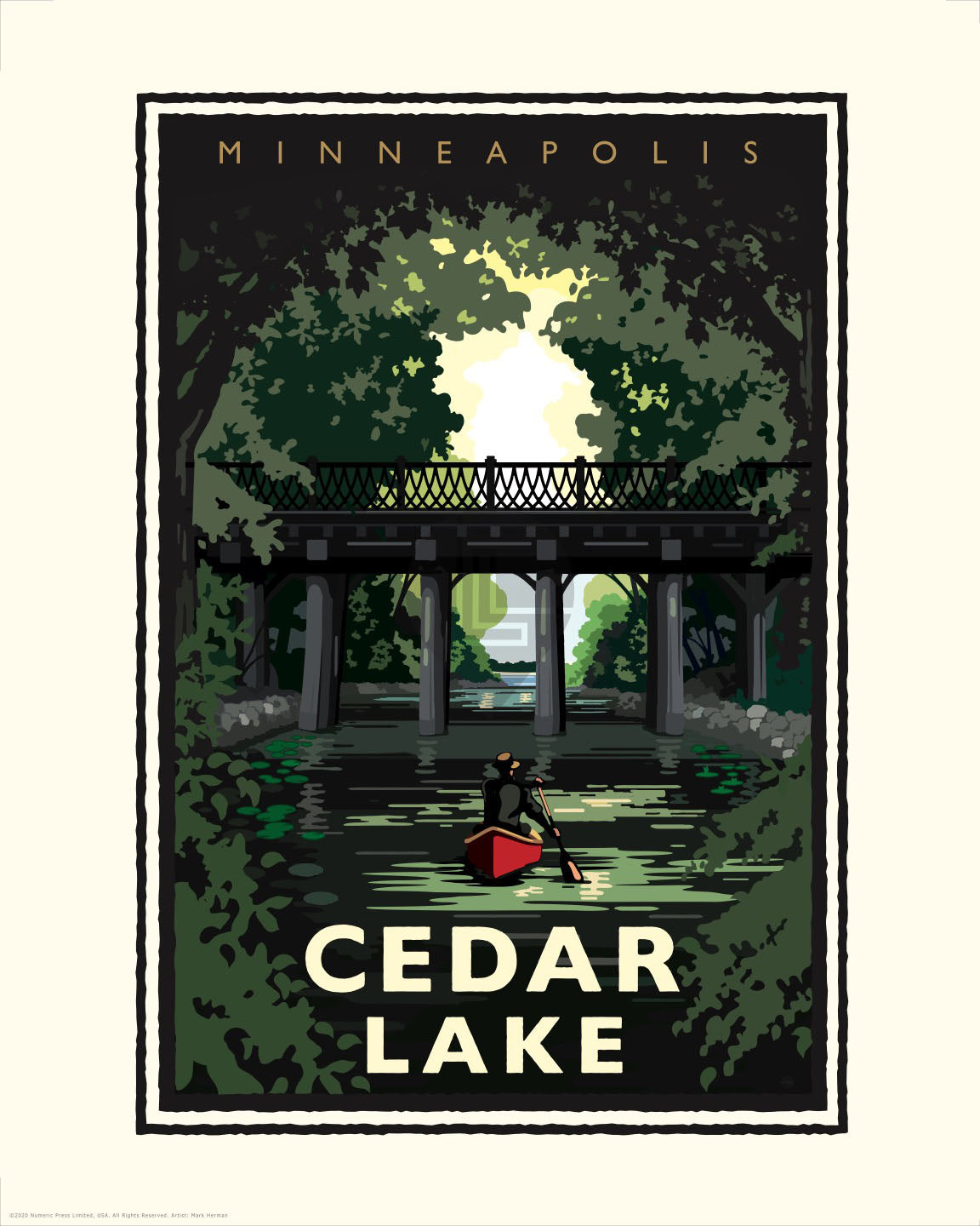 Cedar Lake Minneapolis — Minnesota Art Print