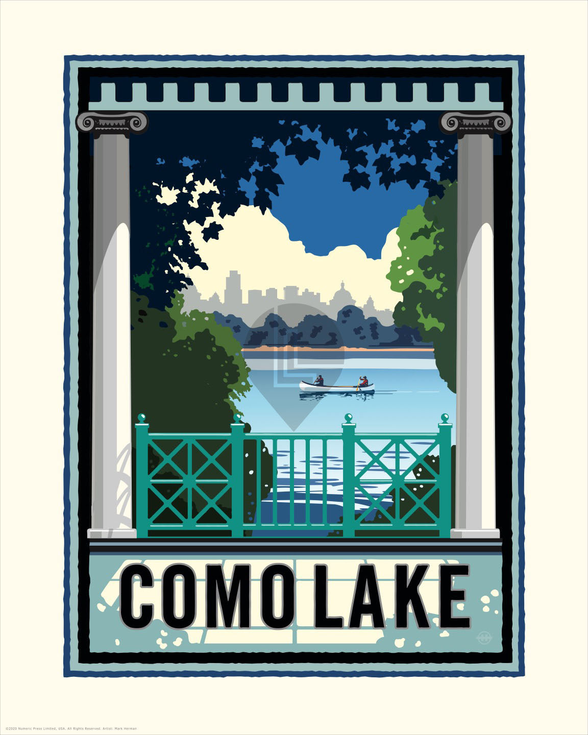 Como Lake St Paul — Folded Card