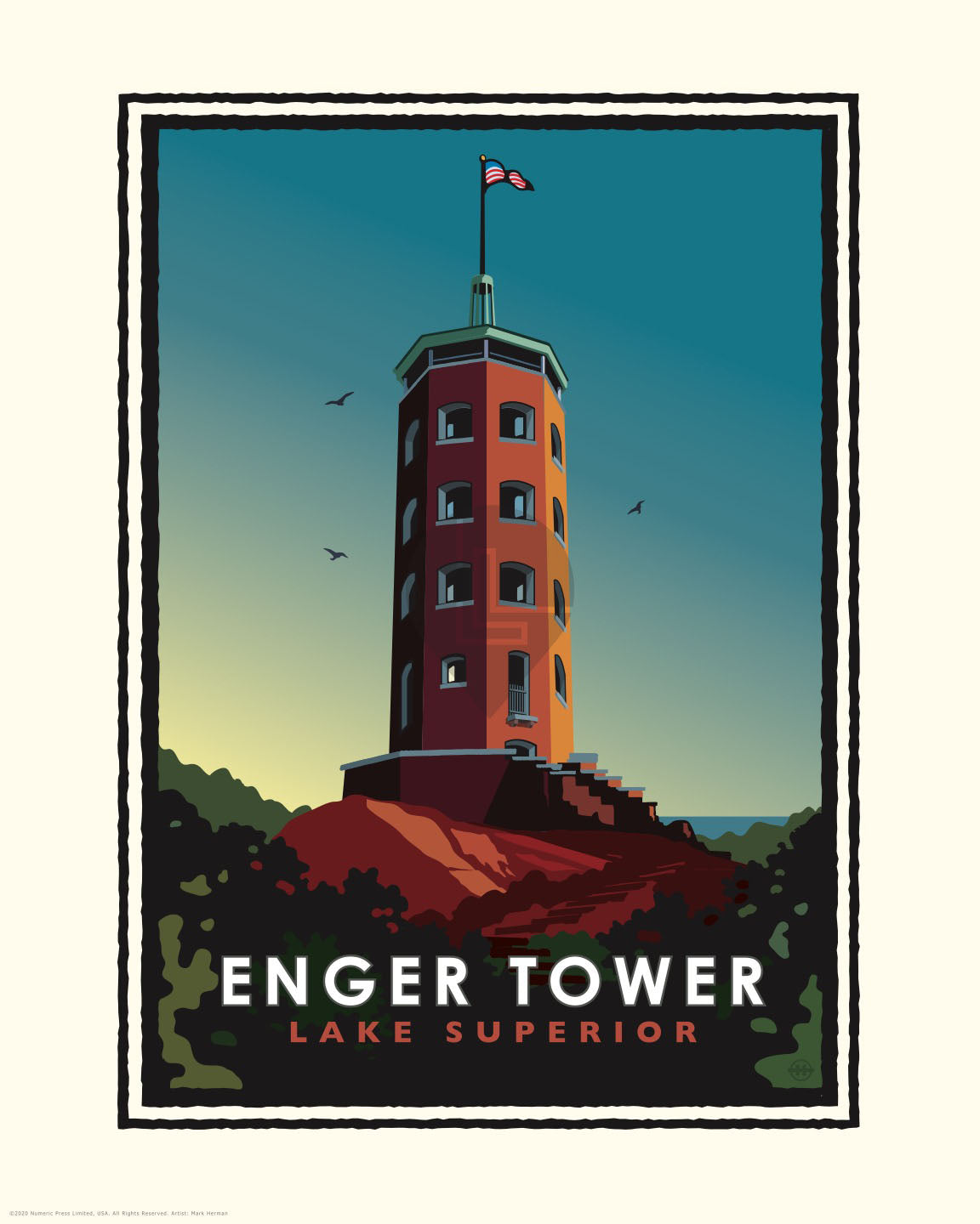 Enger Tower Lake Superior — Minnesota Art Print