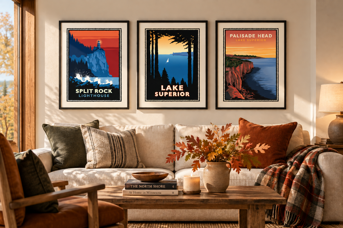 North Shore Fall — 3 Print Set