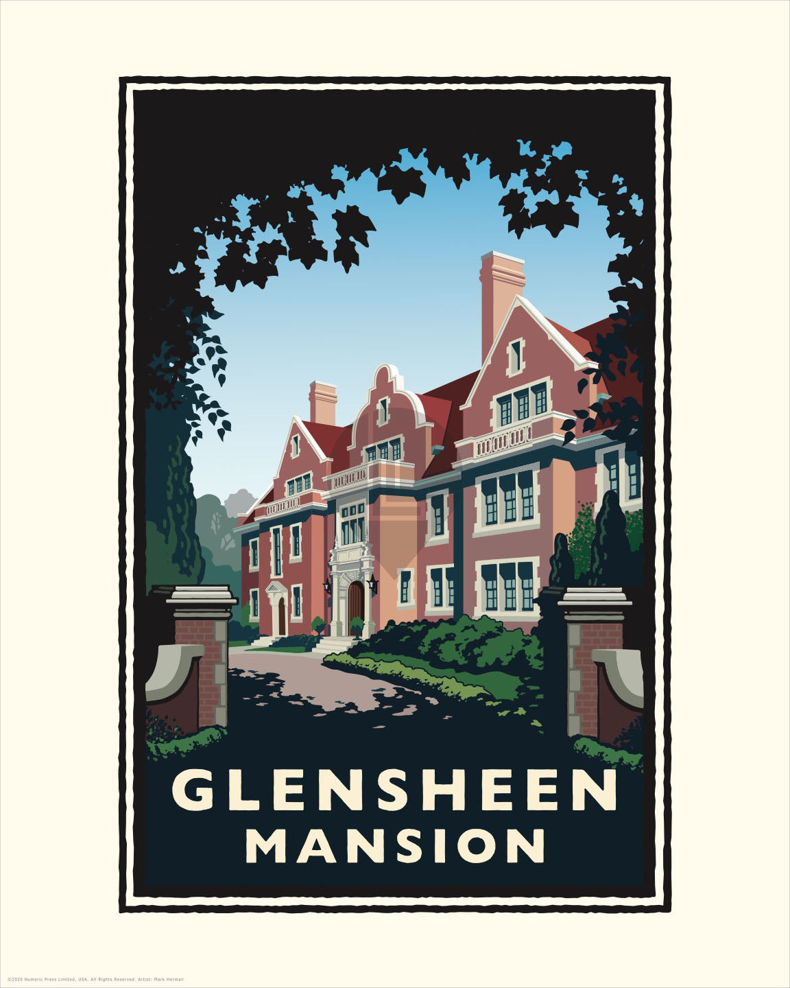 Landmark MN | Glensheen Mansion Summer Art Print