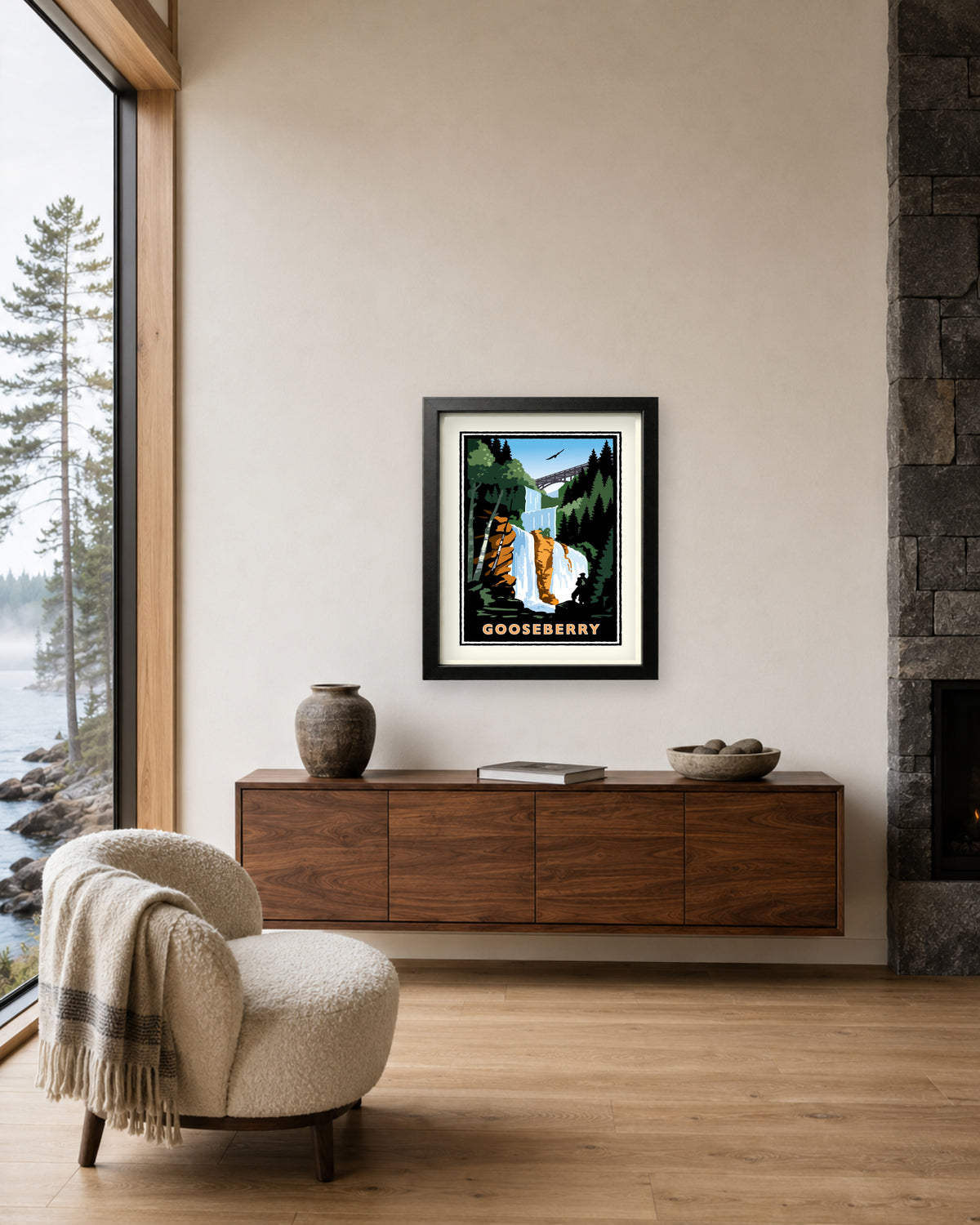 Gooseberry Falls Lake Superior — Minnesota Art Prints