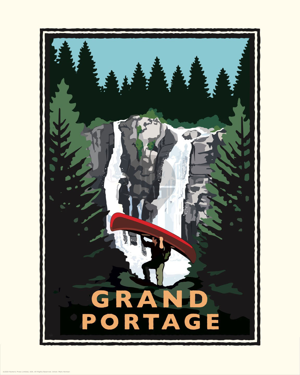 Landmark MN | Grand Portage North Shore Art Print