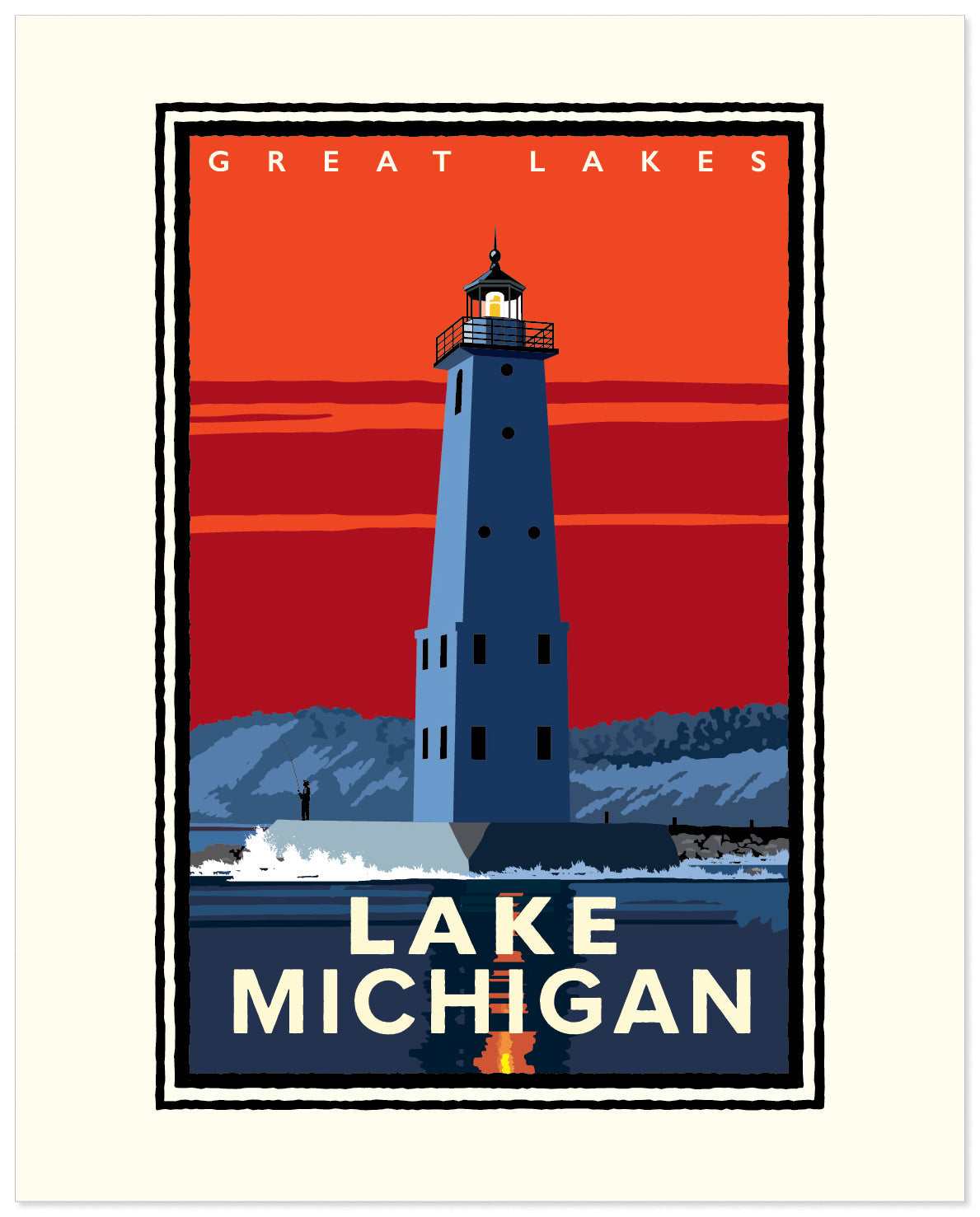 Lake Michigan — Great Lakes Art Print