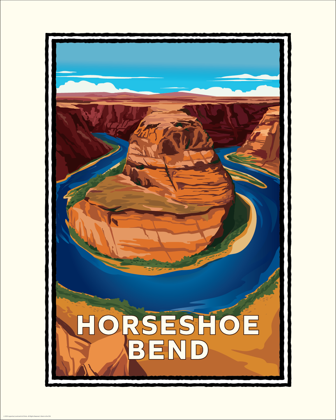 Horseshoe Bend — Arizona Art Print